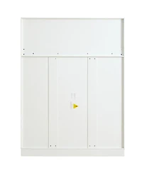 Streamdale Furniture Modern 6-Door Kitchen Pantry Cabinet with Drawers and Wine Rack
