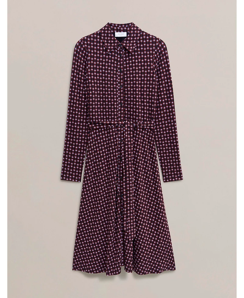Hobbs London Women's Clarice Printed Midi Dress