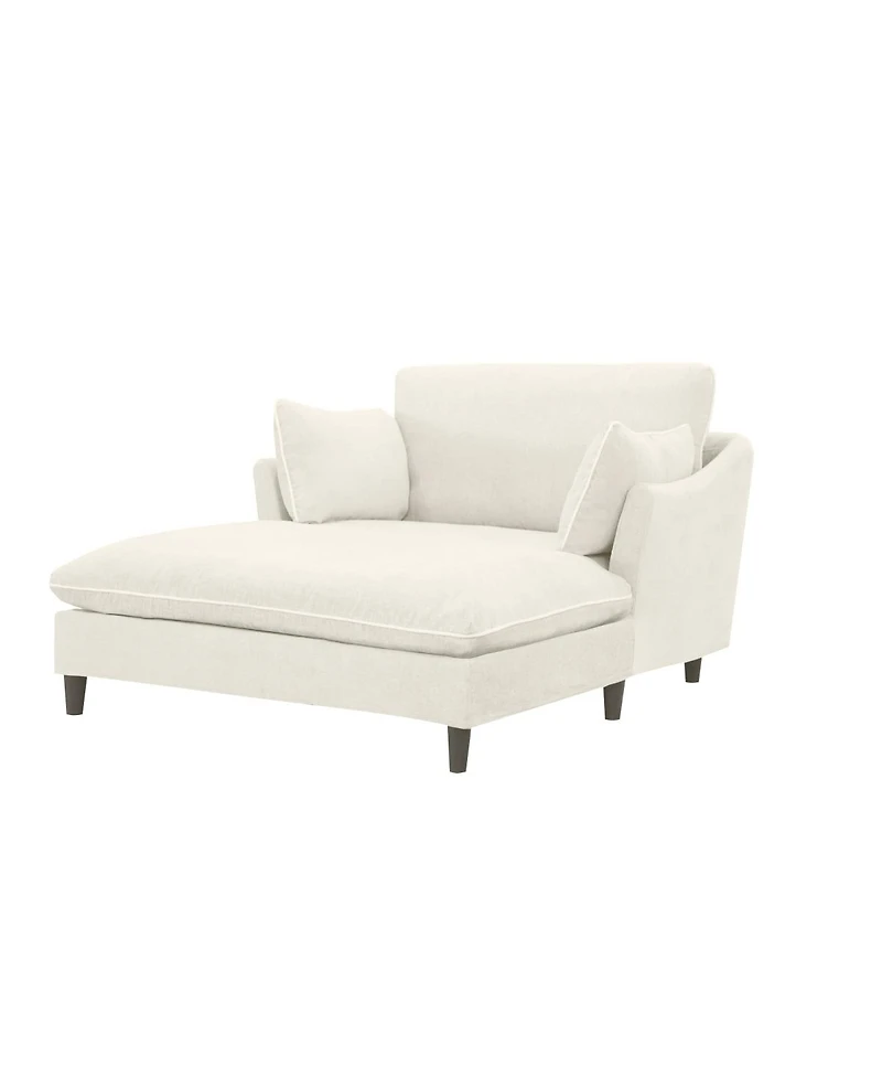 Streamdale Furniture Modern Chaise Lounge Sofa Bed with Pillows
