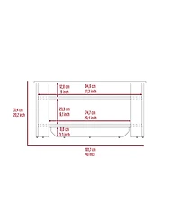flynama Light Lift-Top Storage Table