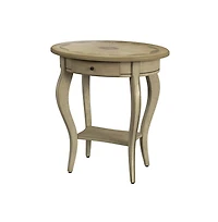 Butler Specialty Jeanette Oval Wood Side Table