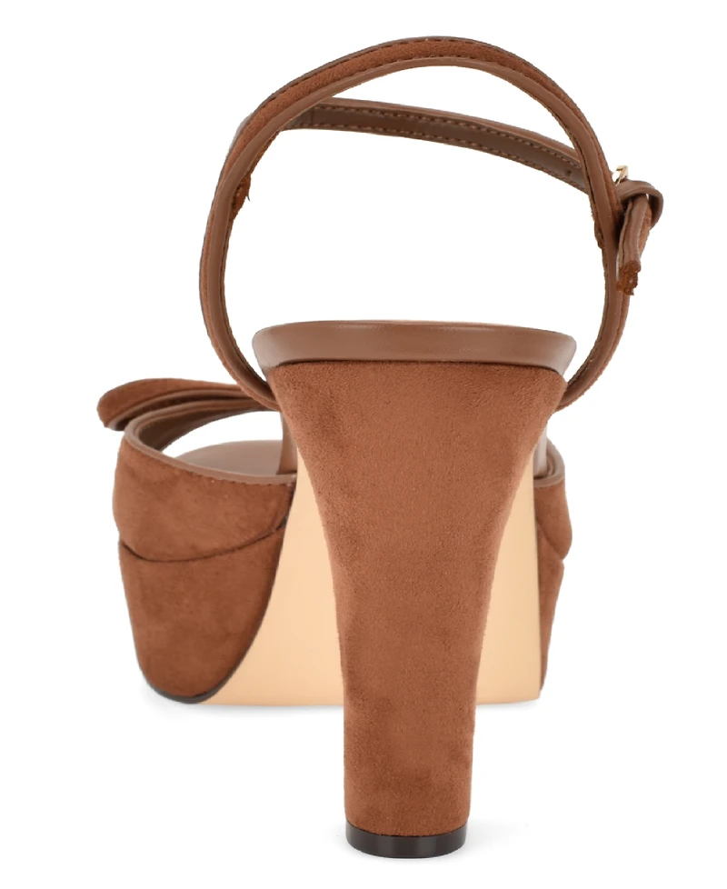 Nine West Women's Nessle High Tapered Heel Platform Sandals