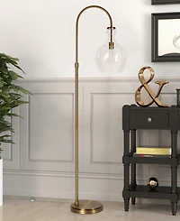 Hudson & Canal Verona 70" Metal Arc Floor Lamp