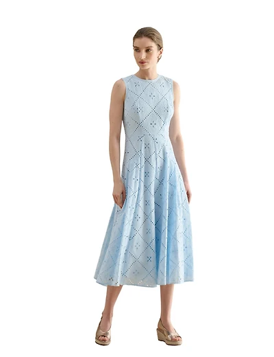 Hobbs London Women's Lexia Embroidered Dress