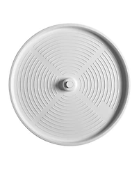 Rev-a-Shelf 28'' Lazy Susan Full-Circle Polymer Two-Shelf, White, 2062-28-11-1