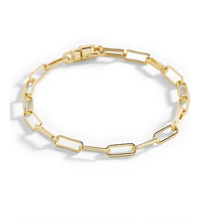 Mint & Lily Open Link Paperclip Chain Bracelet