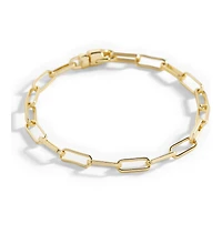 Mint & Lily Open Link Paperclip Chain Bracelet