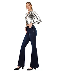 KanCan Women's Roel High Rise Super Flare Jeans