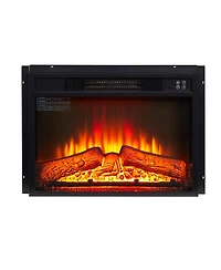 Streamdale Furniture 23" Electric Fireplace Insert, 1400W Heater with Remote and Realistic Flame