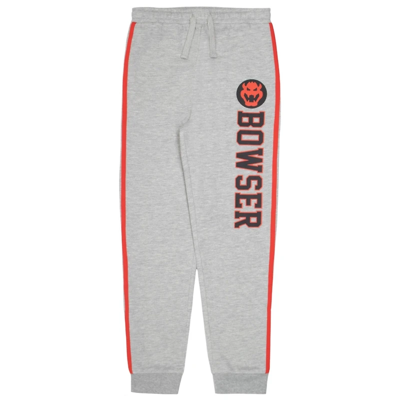 Super Mario Boys Bowser 2 Piece Long Sleeve T-Shirt and Jogger Pants Set