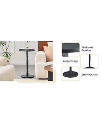 Streamdale Furniture 2-Piece Round Coffee Table and Side Table Set with Storage