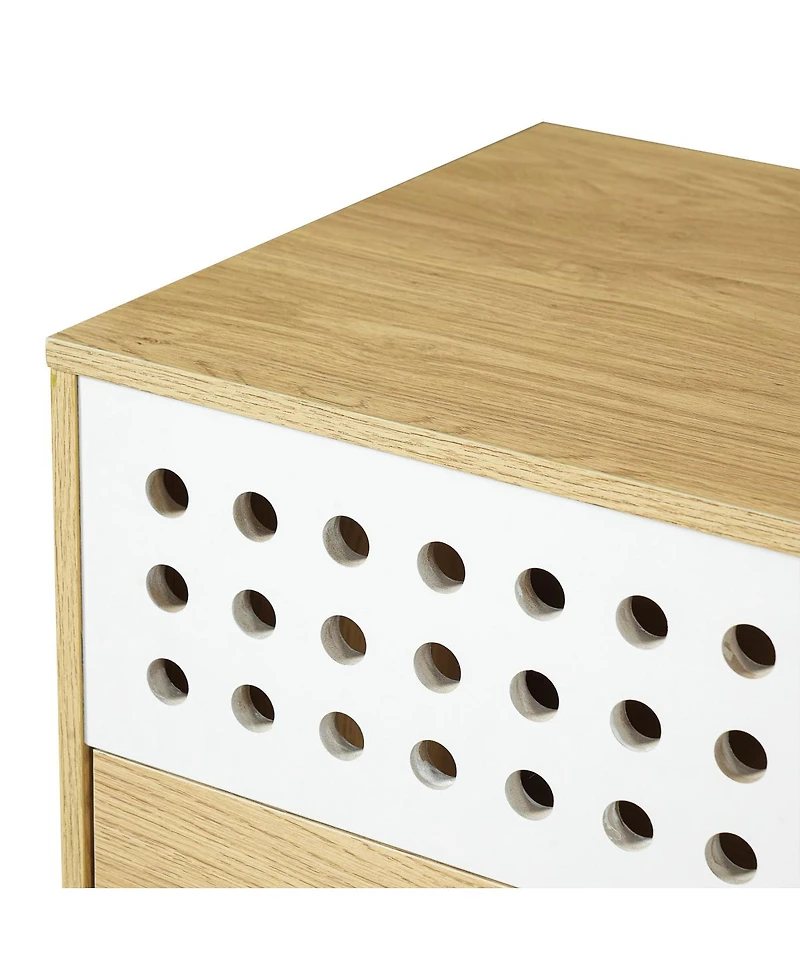 Streamdale Furniture 2-in-1 Cat Litter Box Enclosure Side Table with Storage