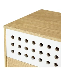 Streamdale Furniture 2-in-1 Cat Litter Box Enclosure Side Table with Storage