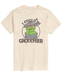 Airwaves Men's Sesame Street Could Be Grouchier Oscar Short-Sleeve Graphic T-Shirt
