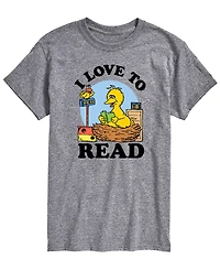 Airwaves Men's Sesame Street Love To Read Short-Sleeve Graphic T-Shirt