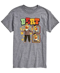 Airwaves Men's Sesame Street Bert Photos Short-Sleeve Graphic T-Shirt