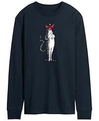 Airwaves Men's Dr. Seuss Cat The Hat Costume Long-Sleeve Graphic T-Shirt