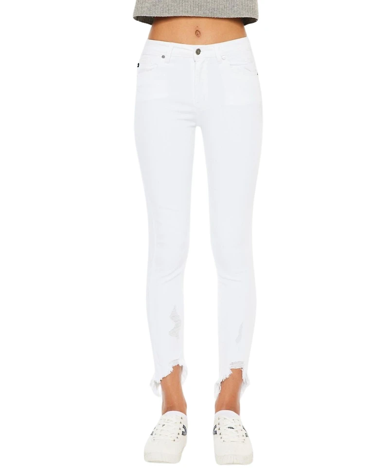 KanCan Women's Sadie High Rise Ankle Skinny Jeans