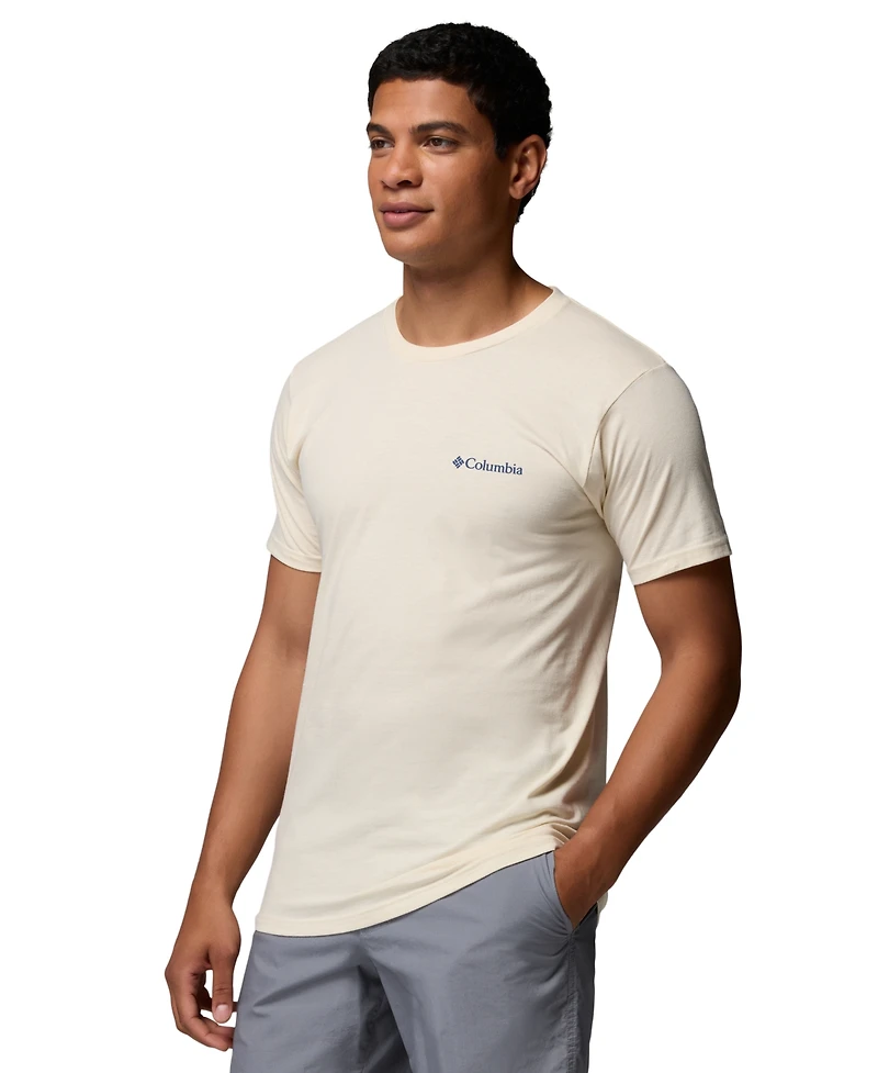 Columbia Men's Patriotic Inspired Graphic Print Cotton T-Shirt