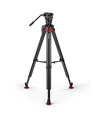 Sachtler aktiv6 Sideload Fluid Head System with flowtech75 Tripod and Mid-Level Spreader