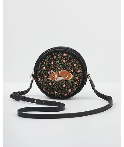 Fable England Women's Sleepy Fox Circle Bag