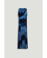 Nocturne Women's Draped Asymmetric Maxi Dress