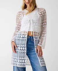 Guess Women's Tasha Long-Sleeve Lace Top
