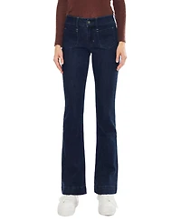 KanCan Women's Star Mid Rise Bootcut Jeans