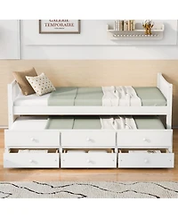 Streamdale Furniture Daybed with Trundle and Drawers