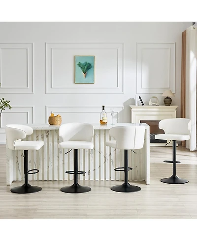 Streamdale Furniture Adjustable Swivel Bar Stools
