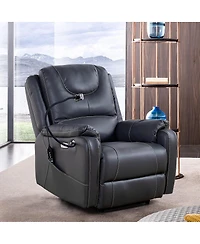 Streamdale Zero Gravity Power Recliner with Massage, Heat, Usb, and Phone Holder