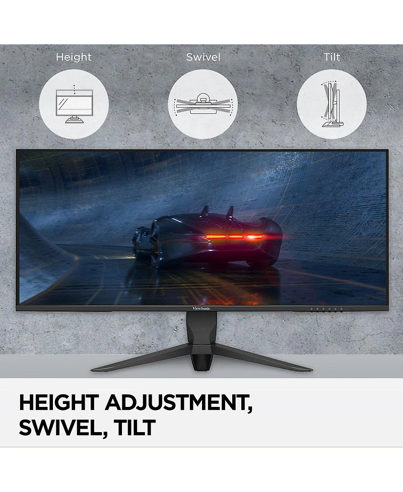 ViewSonic VX3418-2K 34" 21:9 Uwqhd 165Hz Mva Led Gaming Monitor