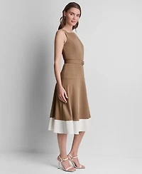Dkny Women's Sleeveless Midi Dress
