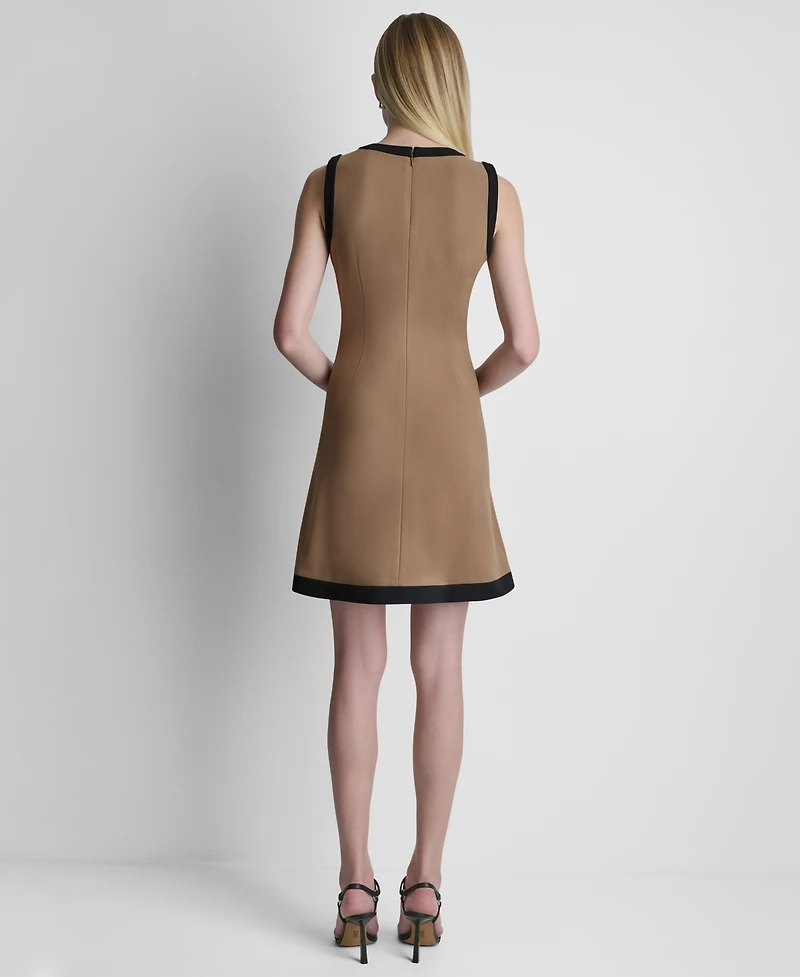 Dkny Women's Sleeveless Fit and Flare Mini Dress