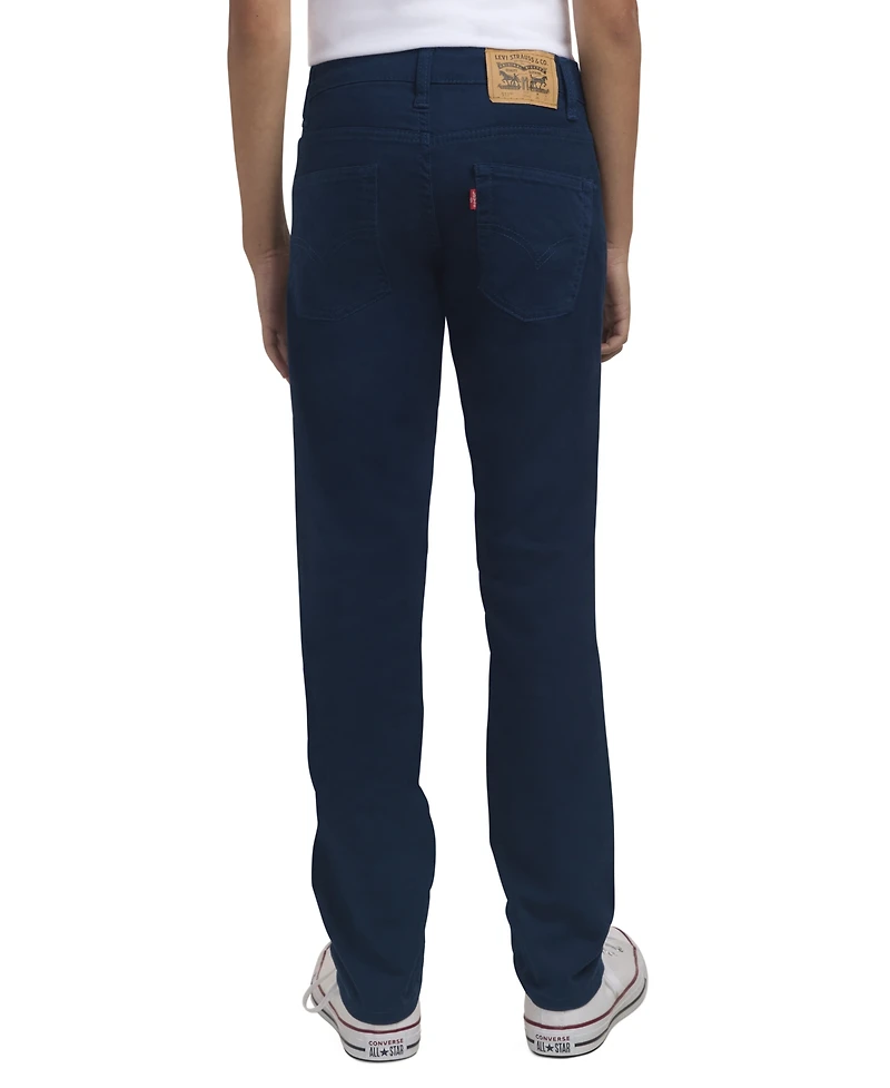 Levi's Big Boys 511 Slim Fit 5-Pocket Sueded Pants