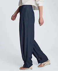 Kenneth Cole Women's High-Rise Belted Cuff Pants