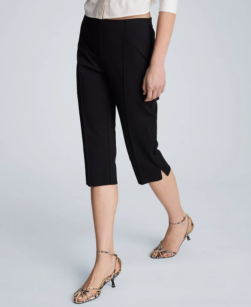 Kenneth Cole Women's Hollywood Mid-Rise Capri Pants