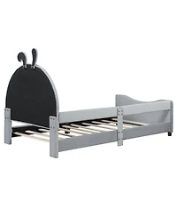 Streamdale Furniture Upholstered Daybed with Rabbit Ear Shaped Headboard