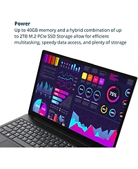 Lenovo V-Series V15 15.6" Entry Traditional Laptop Amd Ryzen 5 7430U 16GB Ram Amd Radeon Graphics 2TB Ssd Storage Windows 11 Pro Fhd 60Hz
