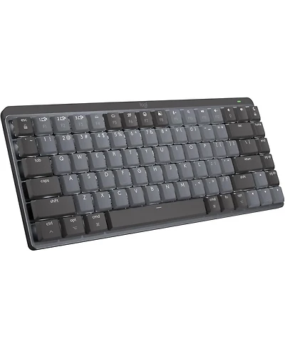 Logitech Mx Mechanical Mini for Mac: Wireless Illuminated Low-Profile Keyboard, Tactile Quiet