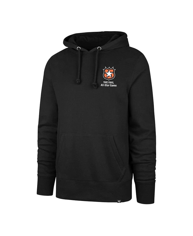 '47 Brand Men's Wayne Gretzky Black 1983 Nhl All-Star Game 4 Goal Headline Hoodie