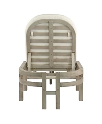 Streamdale Furniture 2-Piece Acacia Wood Outdoor Chaise Lounge Set with 5-Position Adjustable Back