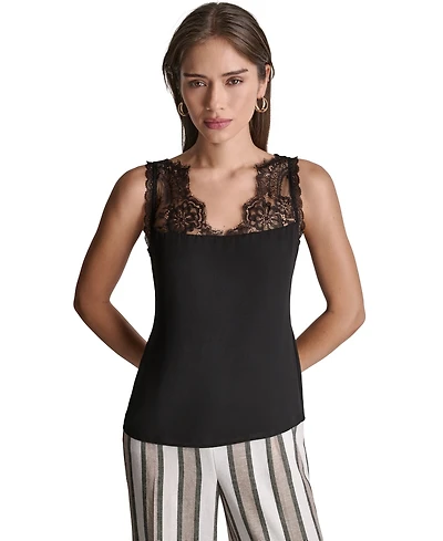 Bcbg Women's Sleeveless V-Neck Top