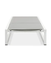 Streamdale Furniture 5-Level Adjustable Aluminum and Textilene Outdoor Chaise Lounge