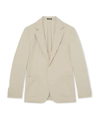 Reiss Men's Gerrard Tailored Fit Textured Jersey Single-Breasted Suit Blazer