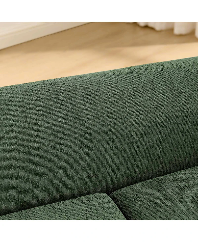 Streamdale Furniture Modern Rectangular Pet Sofa With Backrest And Armrests