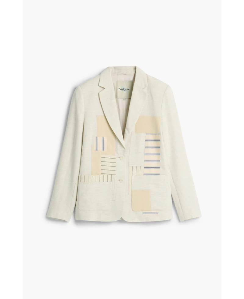 Desigual Women's patchwork blazer