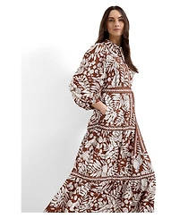 Phase Eight Women's Floral Print Midi Shirt Dress