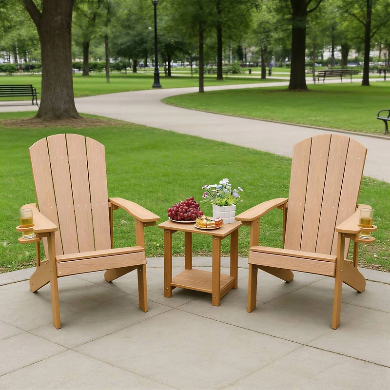 Streamdale Furniture 2-Piece All-Season Outdoor Lounge Chairs for Patio and Garden