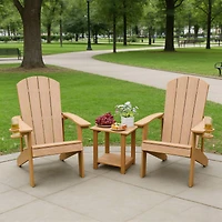 Streamdale Furniture 2-Piece All-Season Outdoor Lounge Chairs for Patio and Garden